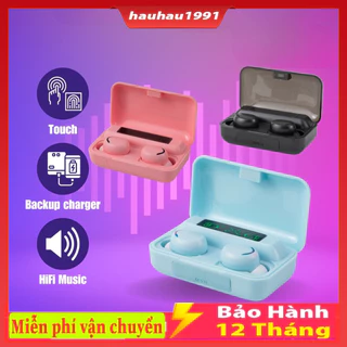 Tai nghe bluetooth Amoi F9 Pro cảm ứng bản quốc tế cao cấp, cảm biến vân tay, kiêm sạc dự phòng