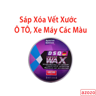 Sáp xoá vết xước ô tô xe máy - Tẩy vết  trầy xước sơn ô tô theo công nghệ Mỹ Nhập khẩu AZOZO