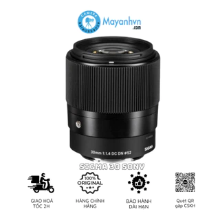 Ống Kính Sigma 30mm F1.4 DC DN for Sony E - Hàng Chính Hãng - Mới 100%