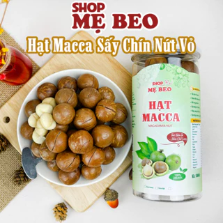 500Gr Hạt Macca Sấy Chín Nứt Vỏ Daklak Shop Mẹ Beo Hộp Pet