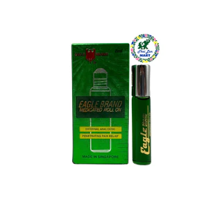 Dầu lăn con ó eagle brand medicated roll on hàng nội địa chính hãng singapore 8ml