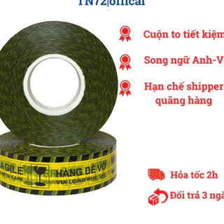 Băng dính hàng dễ vỡ loại 1kg/ cuộn to đùng - BANGGE