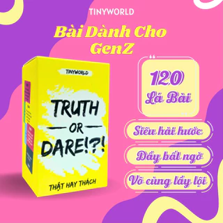 Bộ bài Truth or Dare Thách Hay Thật 120 Lá Cho Nhóm Bạn Tưng Bừng Trong Bữa Tiệc