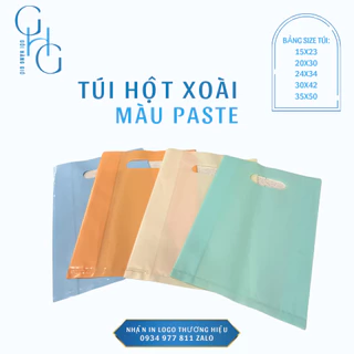 [500gram] Túi Hột Xoài Màu Pastel Đựng Hàng (Nhận In Logo Thương Hiệu)