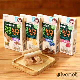 Bánh Ăn Dặm Ngũ Cốc Cuộn Kem Ivenet Hàn Quốc