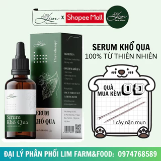 Serum Mụn Khổ Qua Lim Farm&Food giúp làm đẹp da và sáng da 20ml/tuýp