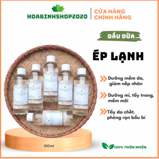 [CHÍNH HÃNG] Dầu dừa ép lạnh nguyên chất, dầu dừa hữu cơ đạt chuẩn USDA HTX Sinh Dược - TẨY TRANG, MỀM SÁNG ĐẸP DA, TÓC.