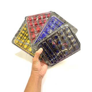 Chụp ốc trang trí xe máy các màu ( giá 1 bộ) - Chụp ốc 7 màu Titan Salaya đầy đủ màu sắc