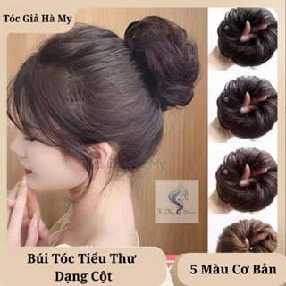 Tóc Giả Búi Cột Xoăn Tiểu Thư