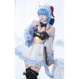 [ORDER] Trang phục COSPLAY Ganyu ver Maid hãng Uwowo (kèm ảnh thật)