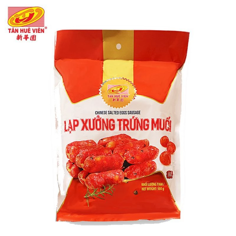 Lạp xưởng trứng muối túi 500g