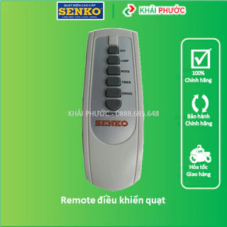 Remote điều khiển quạt điện Senko TR1683, TR1628, TR1428, TR828, DR1608, DR888 - Khải Phước Electric