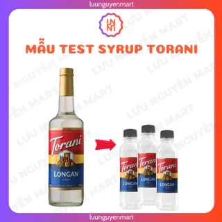 Mẫu thử mẫu test syrup Torani - chai nhựa 100ml