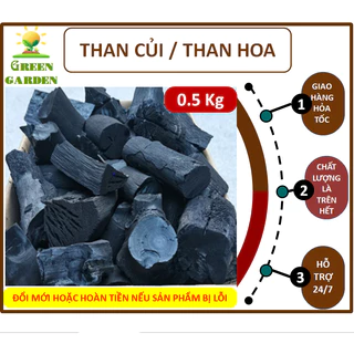 (0.5kg)Than củi, than hoa giá thể dùng để trồng lan, nướng đồ ăn