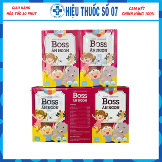 Boss ăn ngon giúp bổ sung lysine và các vitamin, hỗ trợ giảm tình trạng biếng ăn, tăng cường tiêu hoá (Hộp 20 gói)