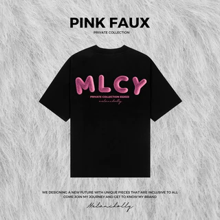 Melancholly " Pink Faux " Signature T-Shirt