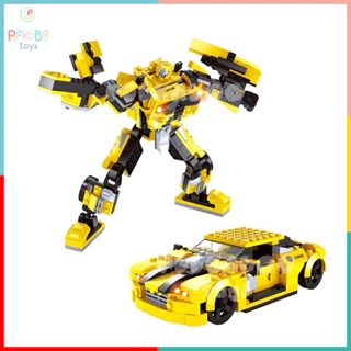 Đồ chơi lắp ráp xếp hình Người Máy Biến Hình Xe Hơi Titan Form Heroes 2in1 244 mảnh - 25511 đồ chơi trẻ em Peekaboo Toys
