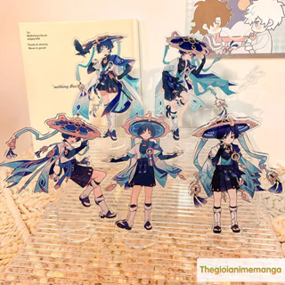 Mô hình Standee Genshin Impact WANDERER SCARAMOUCHE ver ĐỨNG game tượng acrylic anime mica chibi trưng bày