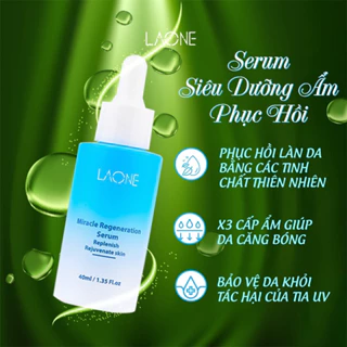 Serum siêu dưỡng ẩm phục hồi Laone căng bóng tăng lượng collagen cho da với các dưỡng chất thiên nhiên 40ml