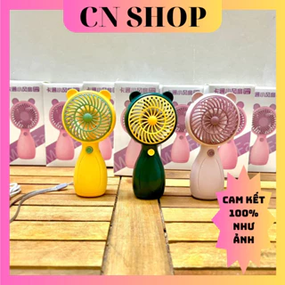 Quạt Mini Cầm Tay Dễ Thương,Quạt Mini Cầm Tay 3 Màu Tiện Lợi Đáng Yêu Có Kèm Sạc – CNSHOP