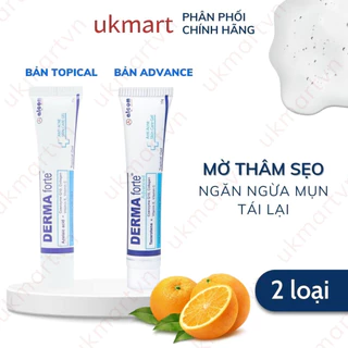 Gel Derma Forte giảm mụn, mờ thâm sẹo bản thường/ advanced 15g