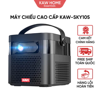 [Bảo Hành Trọn Đời] Máy Chiếu Mini Chính Hãng KAW-SKY105, Máy Chiếu Thế Hệ Mới, Pin Khủng, Độ Phân Dải 4k