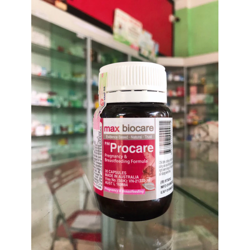 PM Procare lọ 30 viên vitamin tổng hợp cho bà bầu