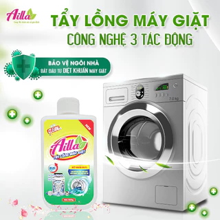 Tẩy Lồng Máy Giặt Ailla Bột Tẩy Lồng Vệ Sinh Máy Giặt Siêu Sạch Dùng Cho Máy Giặt Cửa Đứng Và Cửa Ngang - Lọ 300g