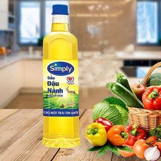 Dầu Đậu Nành Simply 1 Lít / Dầu Ăn