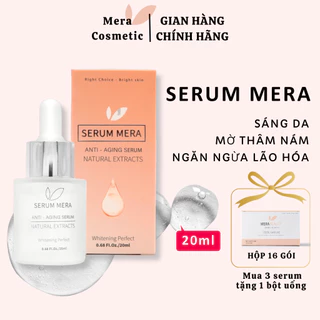 Serum Dưỡng Trắng Da MERAWHITE Dưỡng Ẩm Mềm Mịn Mờ Thâm Nám Da 20ml