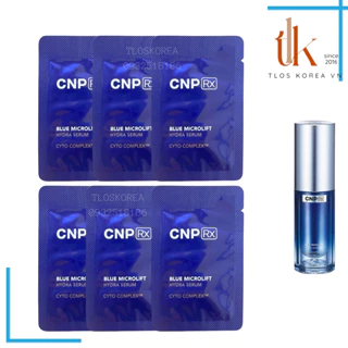 5 gói CNP RX sample tinh chất cấp nước phục hồi da / Blue microlift hydra serum 1ml