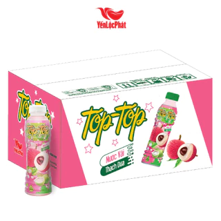 THÙNG 24 CHAI - TOPTOP NƯỚC VẢI THẠCH DỪA