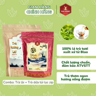 Combo 2 Gói Trà Lài và Trà Dứa Túi Lọc Zip Thiên Thành CBBLDTLZ 2 gói x 350gr