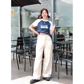 Quần Dài Nữ Chỉ Nổi OLARI Dáng Suông - OL393 - Dilys Wide Pants