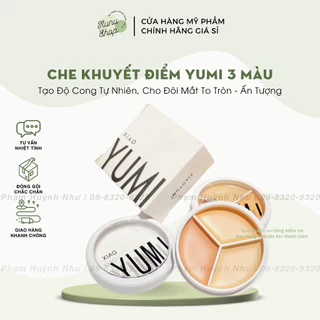 Kem Che Khuyết Điểm Yumi 3 Màu Chống Nước, Làm Sáng Màu Da, Độ Che Phủ Cao