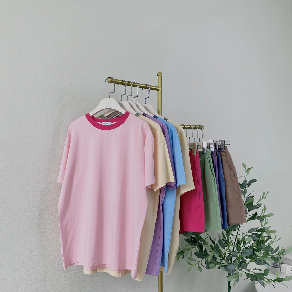 Bộ thun nữ YUSTUDIO chất thun lạnh trơn mặc nhà mát mẻ