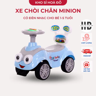 Xe chòi chân Minion có đèn nhạc cho bé 1 - 5 tuổi cao cấp_KHO SỈ HOA ĐỖ