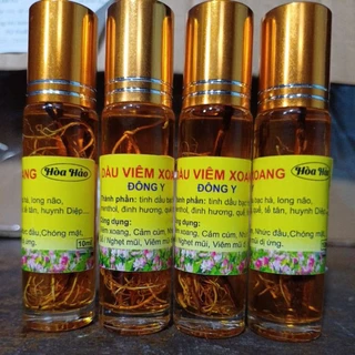 Dầu viêm xoang Hoà Hảo loại lăn 10ml( có rễ thảo dược)