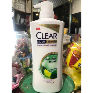 DẦU GỘI CLEAR BẠC HÀ 630g