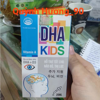 Bổ sung DHA nhỏ giọt cho bé DROPS DHA KIDS 20ml giúp bé phát triển não bộ và thị lực