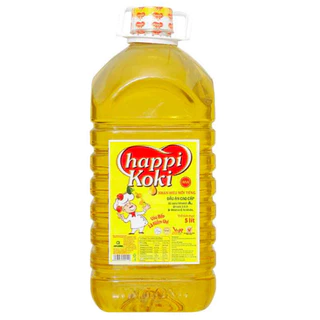 Dầu ăn cao cấp Happi Koki can 5 lít