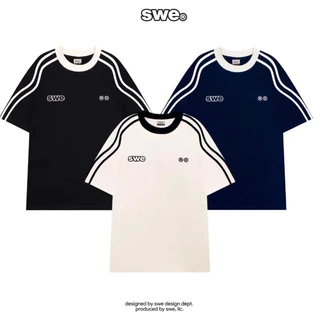 Áo thun SWE WAVELINES 3 phối màu Cream/Black/Navy new full tag bọc ( ảnh thật ở hình cuối)