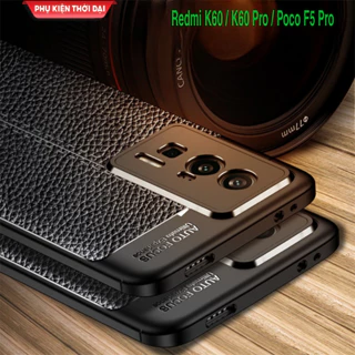 Ốp lưng Redmi K60 / K60 Pro / K60 Ultra / K70 / K70 Pro / Poco F6 Pro vân da hiệu Auto Focus nắp kín chất đẹp cao cấp