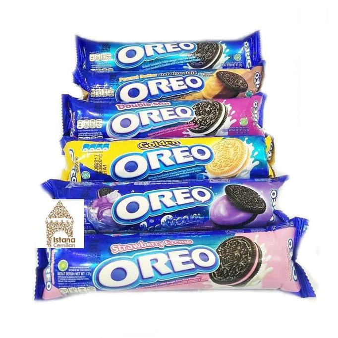 [CHÍNH HÃNG] Bánh thỏi Oreo quy kem 123,5kg (Vị Vani, Vị Dâu, Vị Socola, Vị Việt Quất)