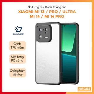 Ốp lưng DUX DUCIS Xiaomi Mi 14 / Mi 13 / Mi 13 Pro / MI 14 Ultra / Mi 14 Pro Viền TPU, Mặt lưng PC Chống vân tay