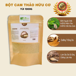 Bột Cam Thảo trắng da NTFARM hữu cơ nguyên chất