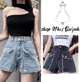 QUẦN SHORT JEANS CẠP CAO SIÊU CÁ TÍNH C5