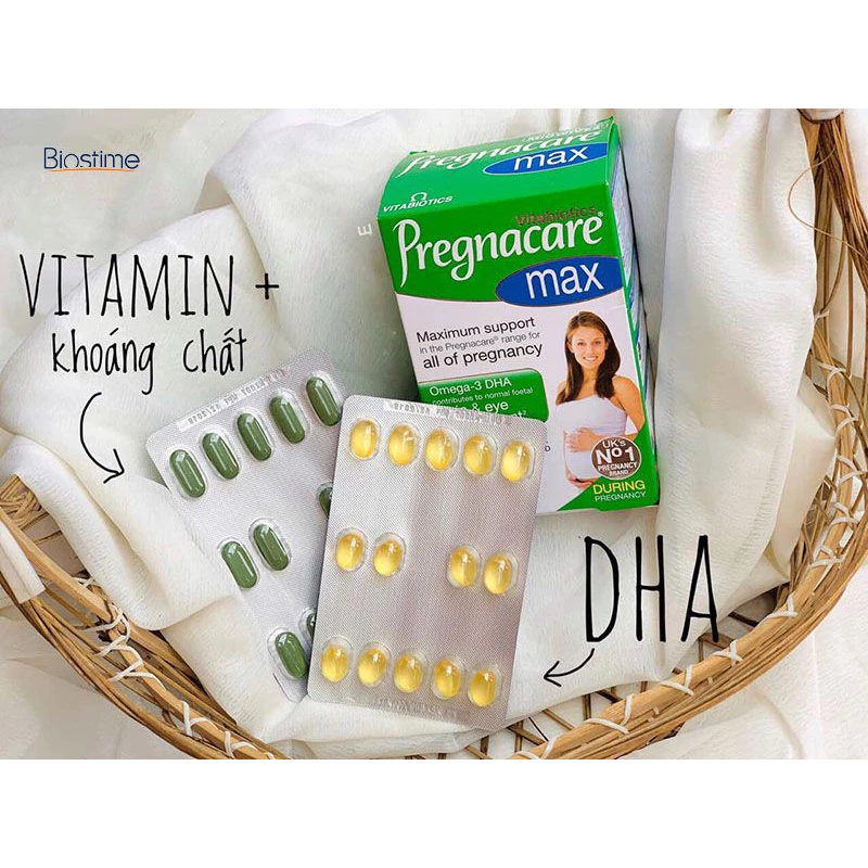 Vitamin bầu Pregnacare Max