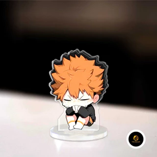 Mô hình Mini Haikyuu Hinata Nishinoya Oikawa Kageyama Standee Chibi Anime Manga trang trí góc học tập cao 3cm