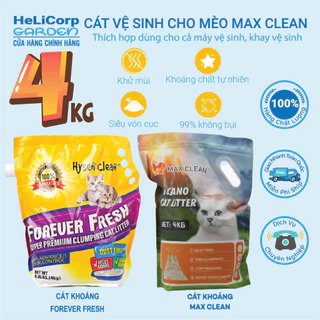 Cát Khoáng Max Clean, Hysen Cát Vệ Sinh Cho Mèo Cao Cấp Chuyên Dụng Cho Máy Dọn Phân Mèo